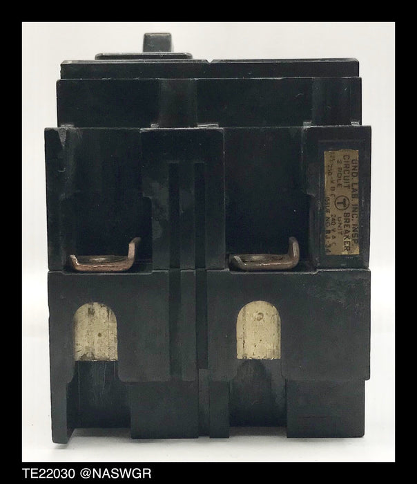 General Electric TE22030 Molded Case Circuit Breaker - 30 Amp