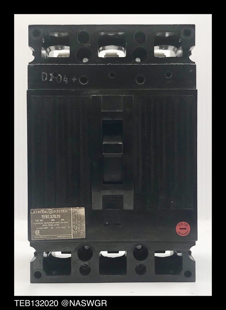 General Electric TEB132020 Molded Case Circuit Breaker - 20 Amp