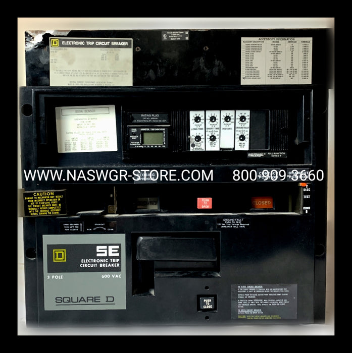 Square D SED36800LSG Circuit Breaker (M/O,D/O) - 800 Amp