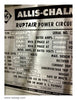 Allis Chalmers AM-250DE Circuit Breaker (E/O,D/O) - 1200 Amp