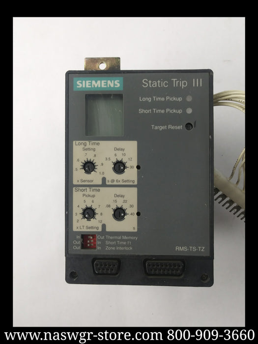 Siemens RMS-TS-TZ Static Trip III Relay LS Function