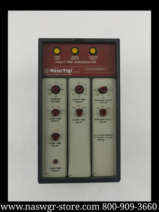 GE TA9VT40MGA3 Micro Versa Trip Solid State Device