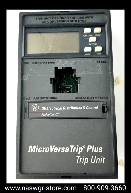 General Electric AIK16C3F1604 MicroVersaTrip Plus Trip Unit