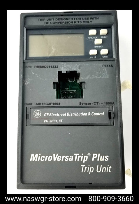 General Electric AIK16C3F1604 MicroVersaTrip Plus Trip Unit