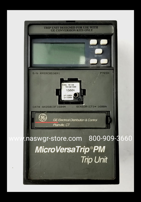 General Electric AKO50C3F1604M MicroVersaTrip PM