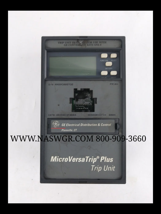 General Electric MicroVersaTrip Plus Trip Unit