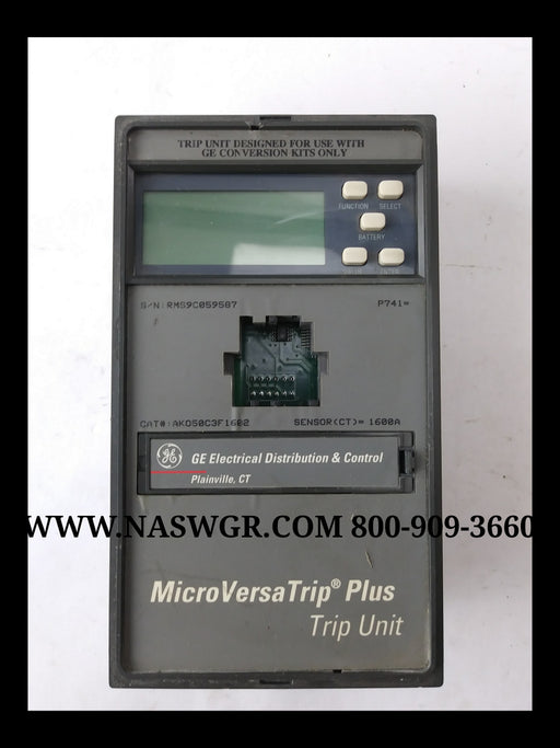 General Electric AKO50C3F1602 MicroVersaTrip Plus Trip Unit