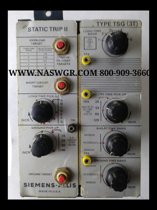 Siemens/Allis 18-471-112-508 Trip Unit Type TSG (3T)