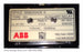 293B255A26 ~ ABB 293B255A26 Auxiliary Relay ~ Type SG