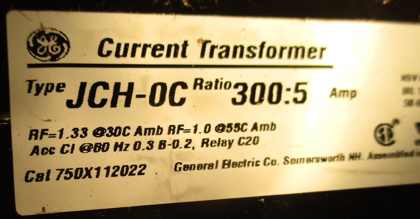 750X112022 - General Electric - JCH-0C Current Transformer