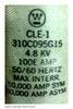 310C095G15 , Westinghouse CLE-1 Fuse , PN: 310C095G15 100E Amp