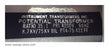 PT4-75-422 FF ~ Instrument Transformers Inc. PT4-75-422 FF Current Transformer