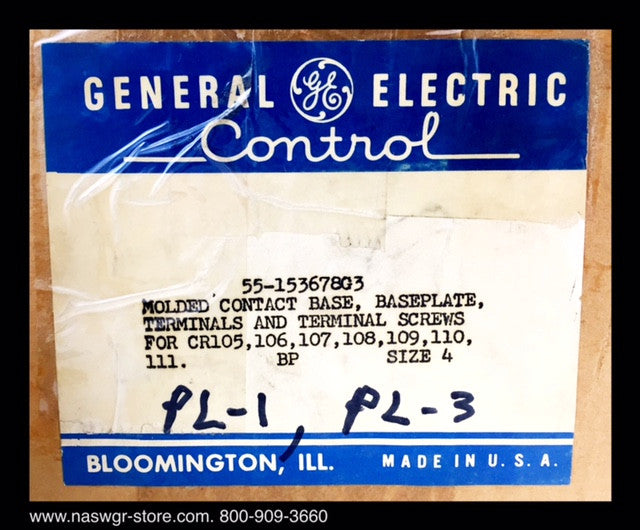 55-153678G3 - GE 55-153678G3 Molded Contact Base for Size 4 Contactor