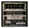631X21 ~ GE 631X21 Current Transformer ~ Ratio: 600:5