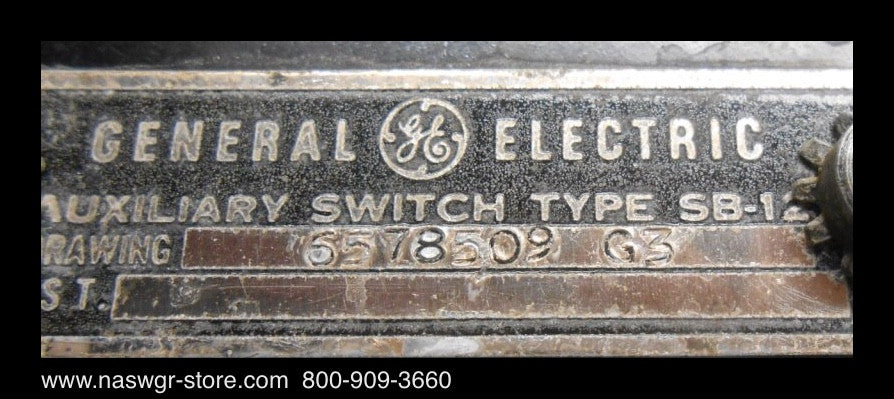 6578509G3 ~ GE 6578509G3 Auxiliary Switch for AM2.4 / 4.16-100 / 150 SB-12