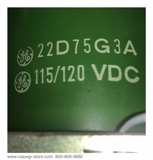6A01KXA003XT ~ GE 6A01KXA003XT DC Contactor ~ 22D75G3A