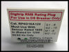 Eaton/ Cutler-Hammer RP6A16A120 Retro Rating Plug