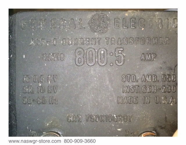 750X10G307 ~ GE 750X10G307 Current Transformer ~ JAF-0