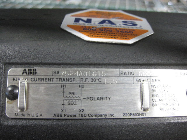 7524A01G15 ~ ABB 7524A01G15 Current Transformer