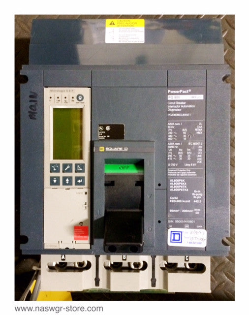 Square D PowerPact PG800 Circuit Breaker - 800 Amp
