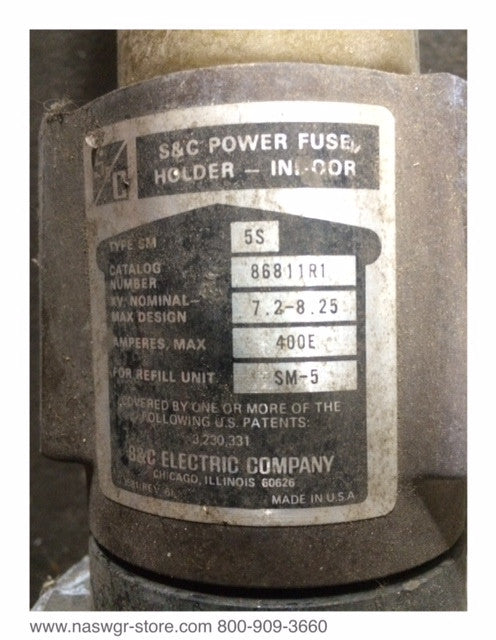 86811R1 ~ S&C 86811R1 Power Fuse Holder ~ Type SM5S