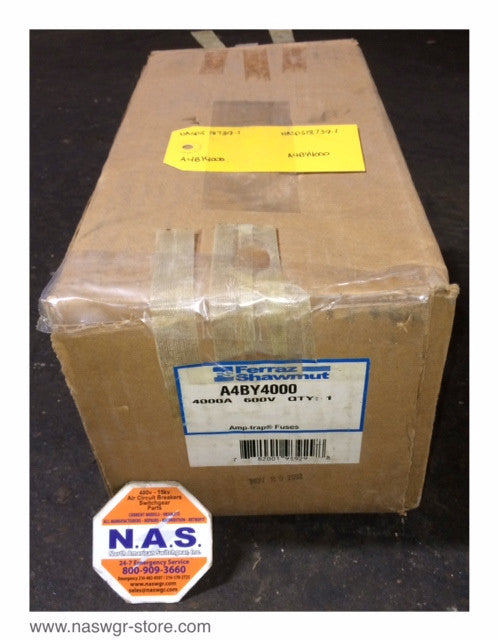 Ferraz Shawmut A4BY4000 Current Limiting Fuse - Surplus