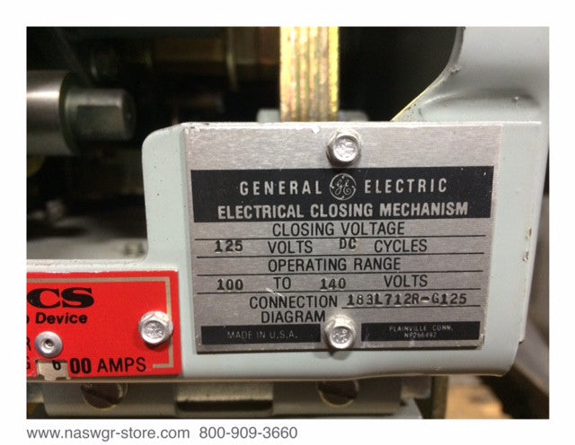 General Electric AKR-4A-30 Circuit Breaker (E/O,D/O) - 800 Amp