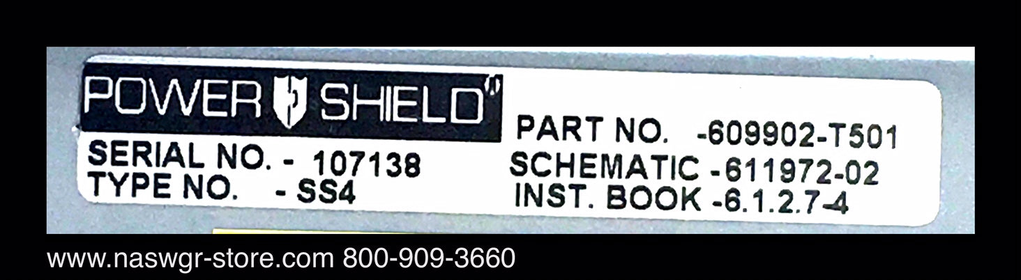 Power Shield Type SS4 ~ 609902-T501