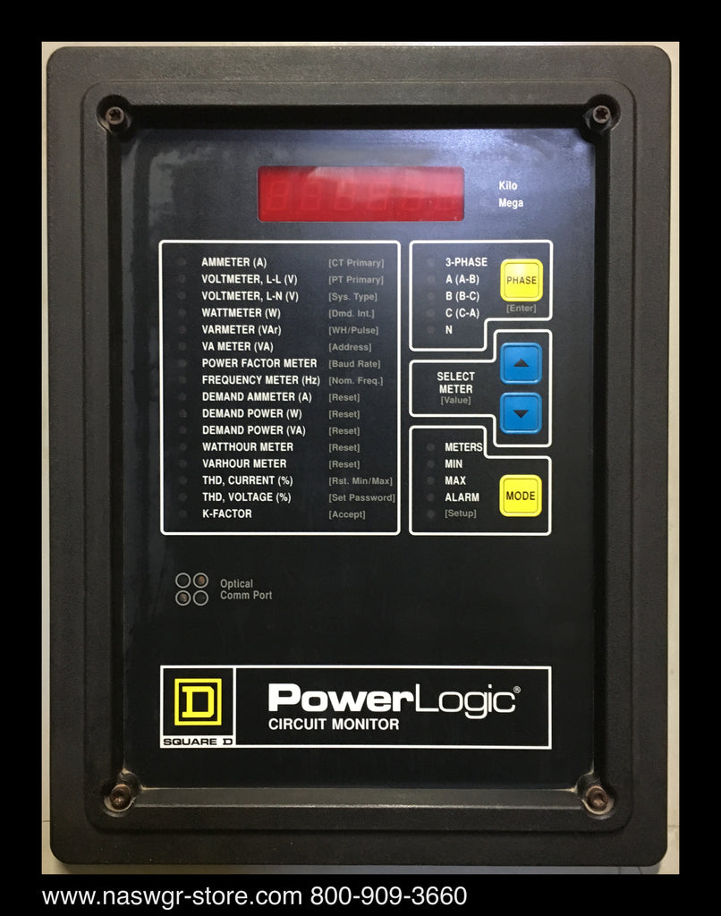 CM-2452 ~ Square D CM-2452 PowerLogic Circuit Monitor ~ Class 3020