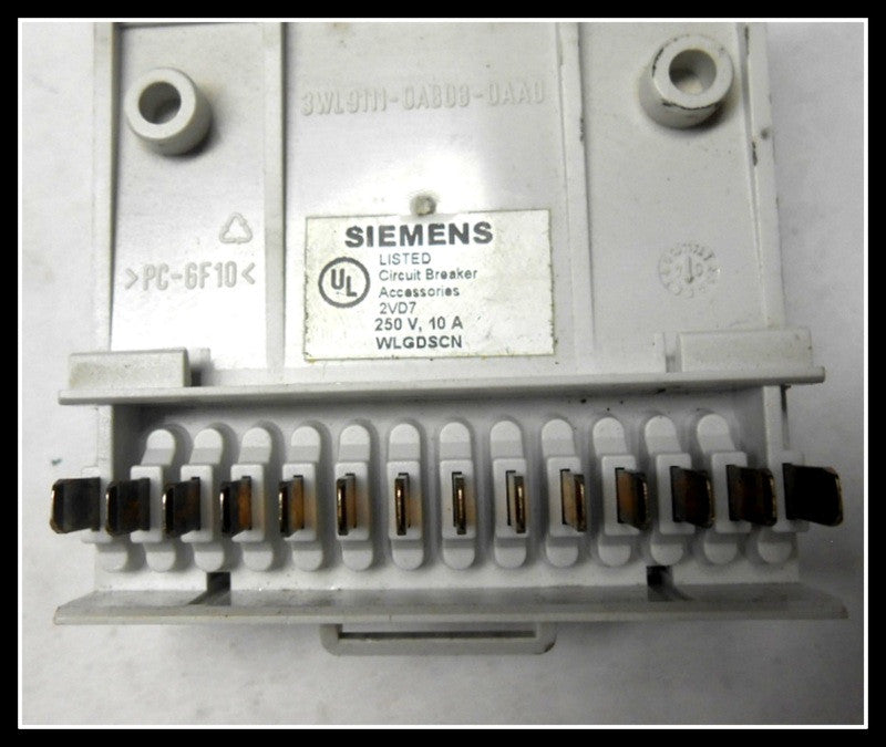 Siemens WLGDSCN Cubicle Side WL Secondary Disconnect