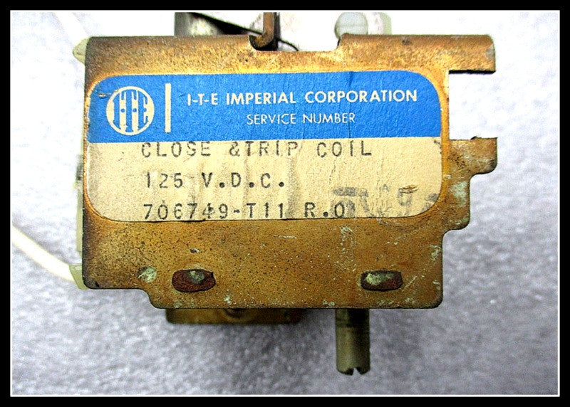 ITE/ABB 706749-T11 Shunt Trip / Close Coil Assembly