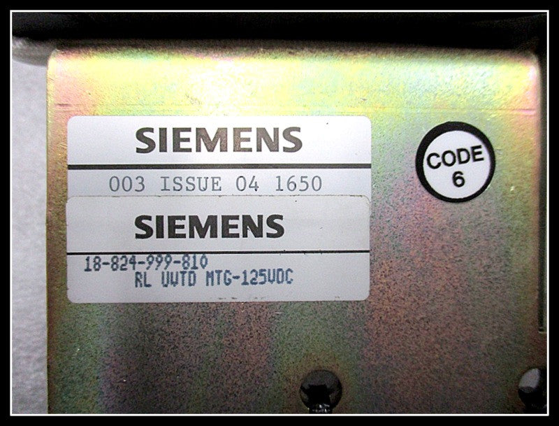 Siemens 18-824-999-810 Electro-Mechanical Interlock