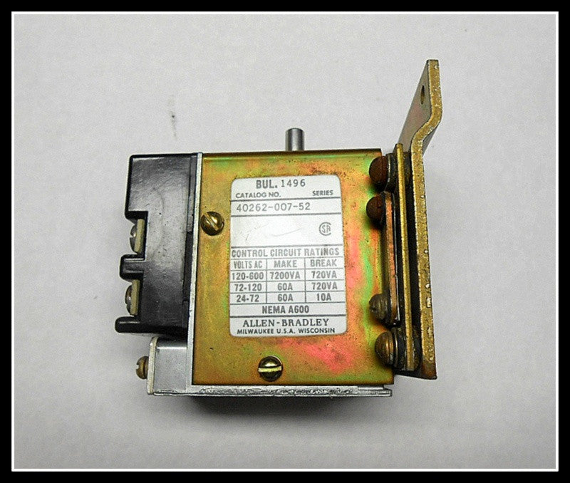 Allen Bradley 40262-007-52 Timing Relay