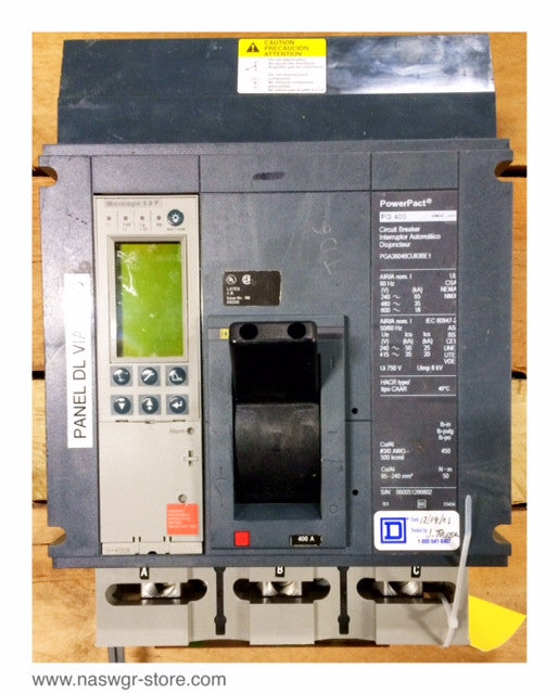 Square D PowerPact PG400 Breaker ~ 400 Amp