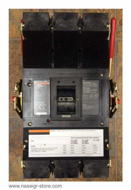 Merlin Gerin CK800NA Molded Case Switch ~ 800 Amp - Unused