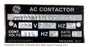 CR193D110L003020R ~ GE CR193 Contactor ~ GE Limitamp Vacuum CR193