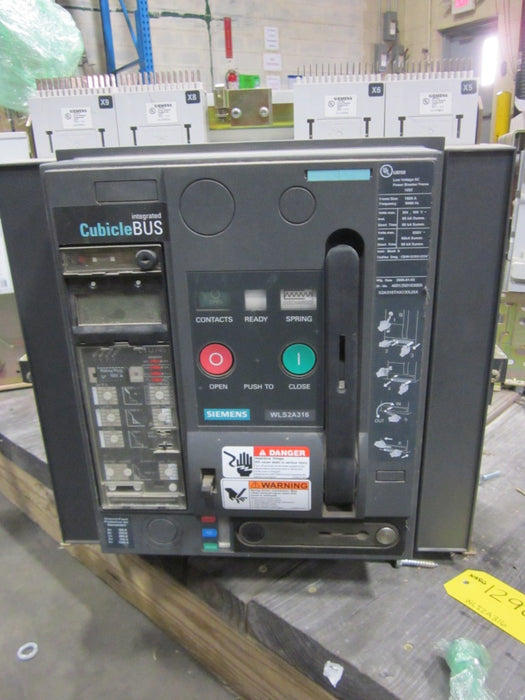 WLS2A316 Siemens Low Voltage AC Power Breaker Frame