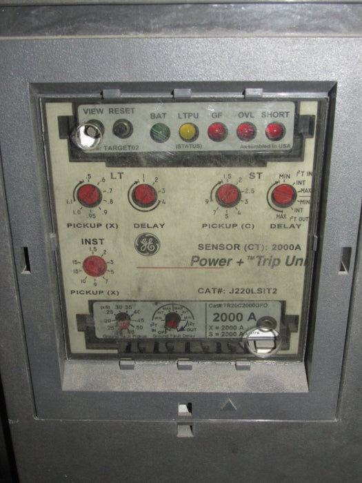 WPS-20 General Electric Low Voltage Power Circuit Breaker