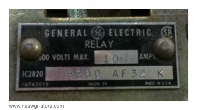 IC2820B200-AF32K ~ GE IC2820B200-AF32K  Relay