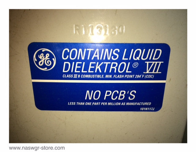 54L501WC61 , GE 54L501WC61 Capacitor , 2400V , NO PCB'S , Contains liquid Dielektrol