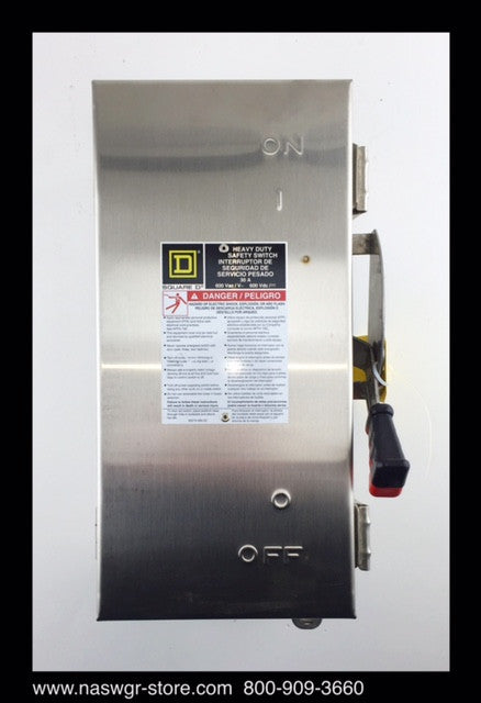 H361NDS ~ Unused Surplus Square D H361NDS Heavy Duty Safety Switch