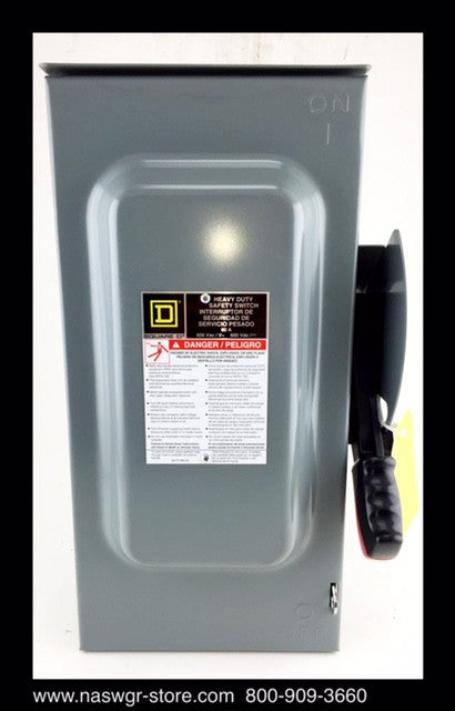H362NRB ~ Unused Surplus Square D H362NRB Heavy Duty Safety Switch