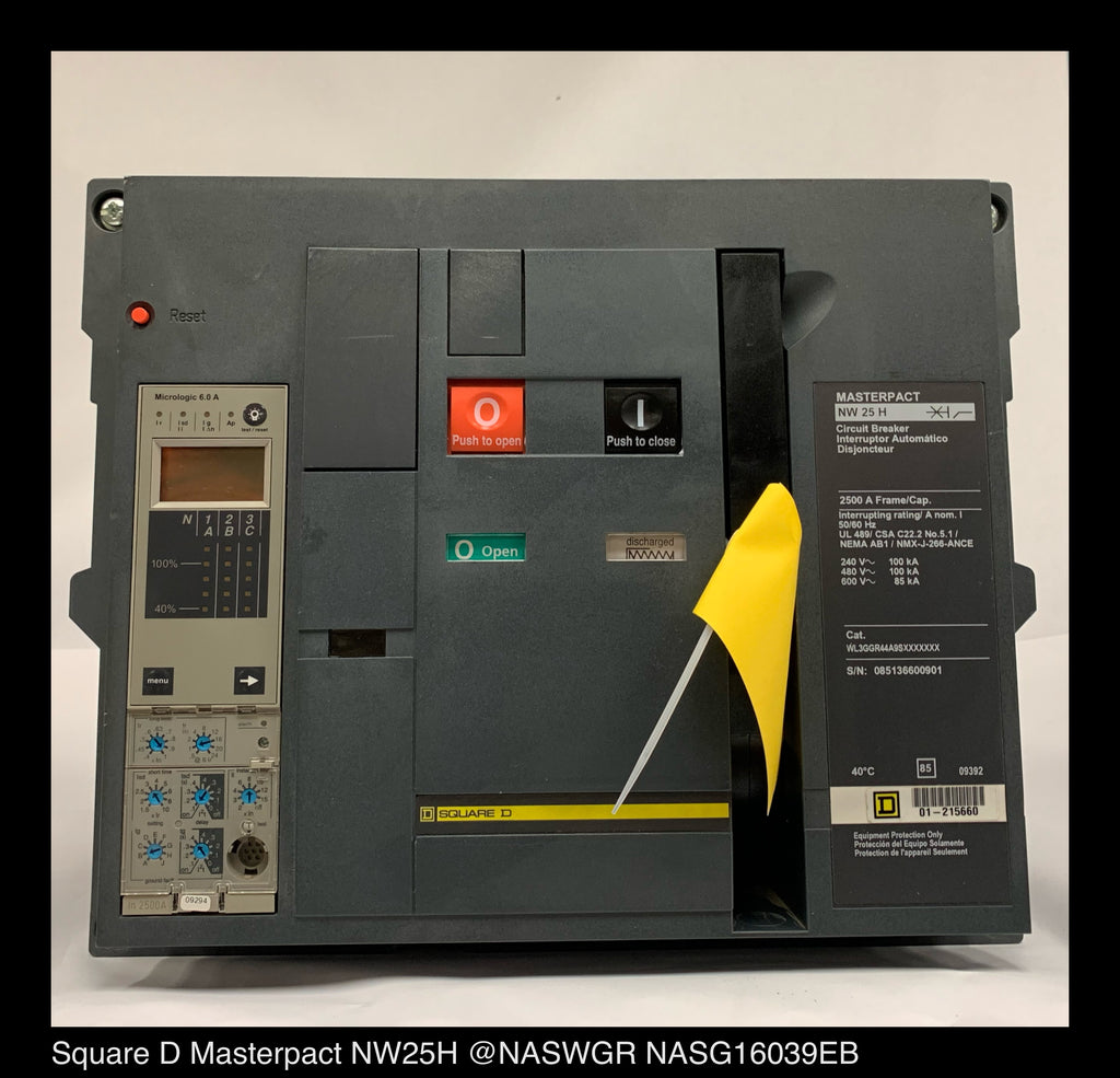 Square D MasterPact NW25H Circuit Breaker (M/O,D/O) - 2500 Amp