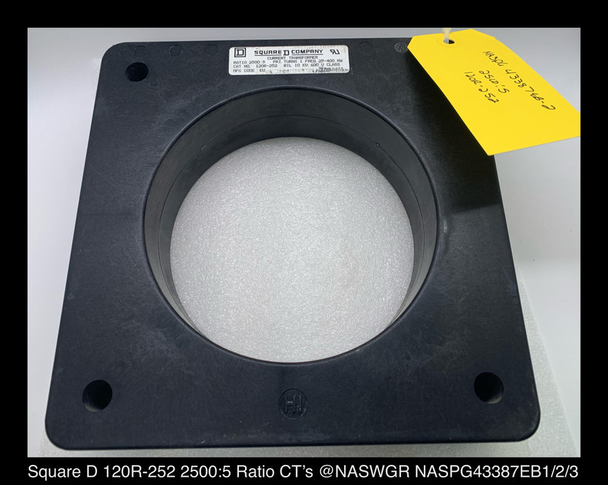 Square D 120R-252 Current Transformer - 2500:5 Amp