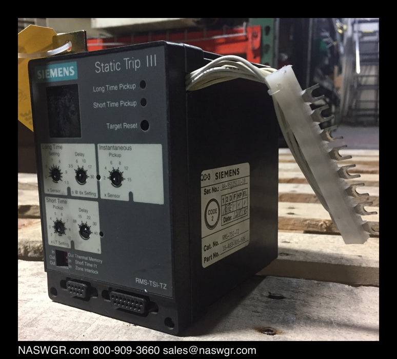 Siemens RMS-TSI-TZ Solid State Device