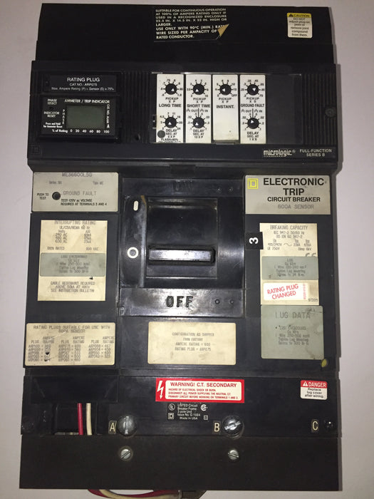 ME36600LSG ~ Square D ME36600LSG Circuit Breaker ~ ARP075 ~ LSIG