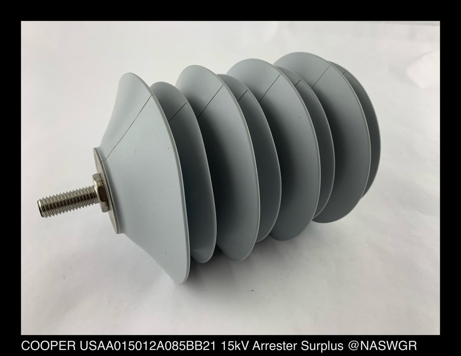 Cooper Power USAA015012A085BB21 15kV Station Class Arrester Surplus
