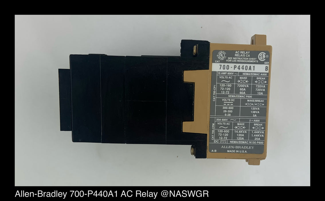 Allen-Bradley 700-P440A1 AC Relay