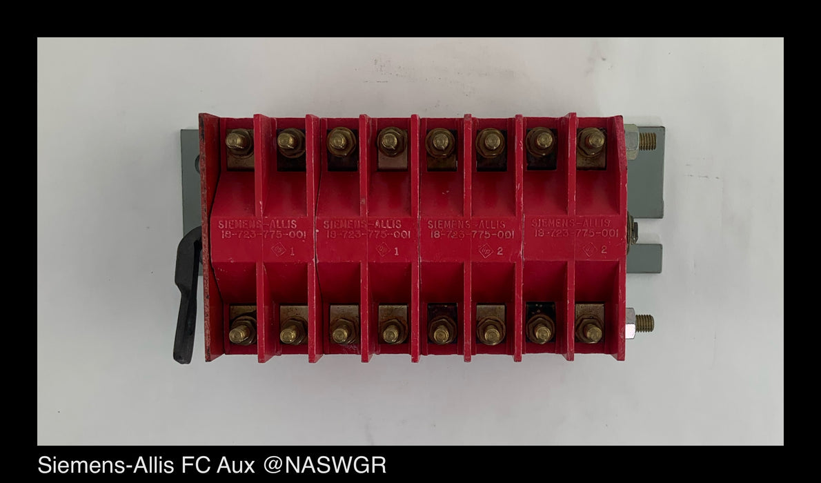 Siemens-Allis FC Auxiliary Switch