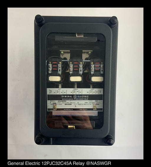 GE 12PJC32C45A Instantaneous Overcurrent Relay - 6 Amp - Unused